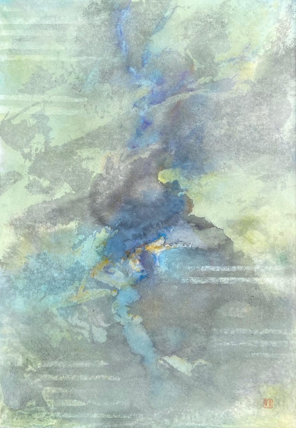 山木喜美子「SUIMEN 2024」　ミクストメディア